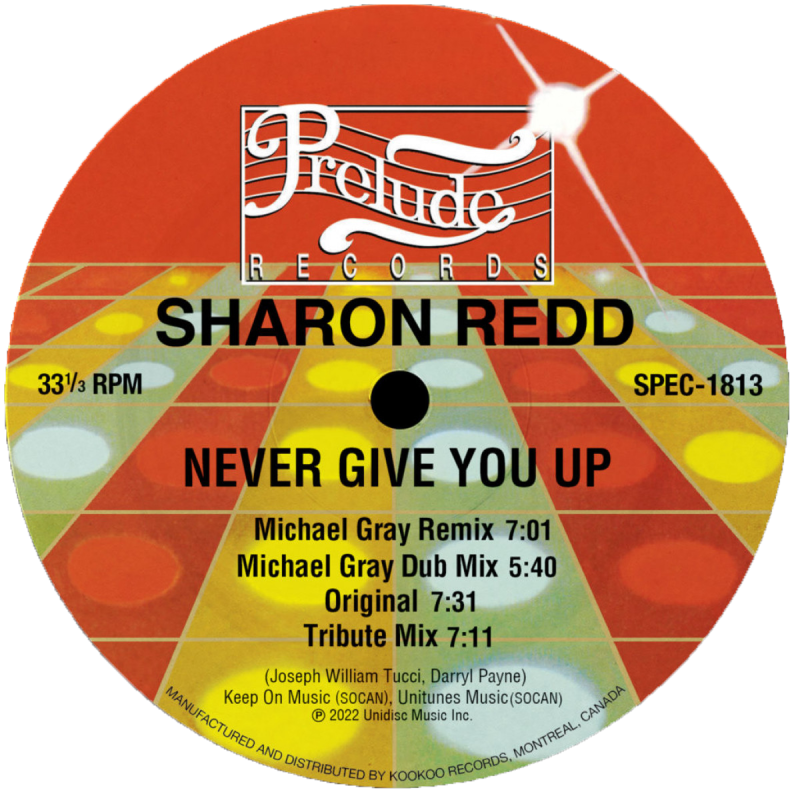 Sharon Redd - Never Give You Up (Incl. Michael Gray Remix)