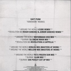 DAFT PUNK - HOMEWORK REMIXES 2x12"