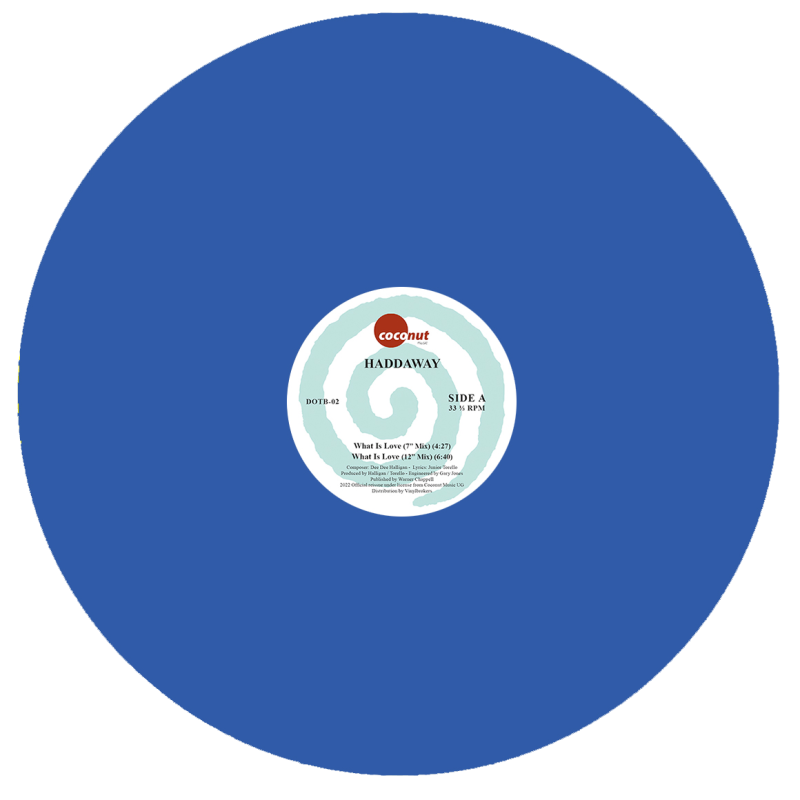 HADDAWAY  WHAT IS LOVE (Blu vinyl)