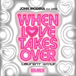 John Modena Feat JaYd - When love takes over ( pink vinyl Limited  )