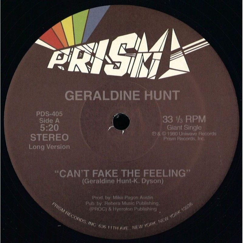 Geraldine Hunt - Can't Fake The Feeling