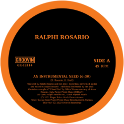 RALPHI ROSARIO -  AN INSTRUMENTAL NEED / TAKE ME UP (2023 OFFICIAL REISSUE)