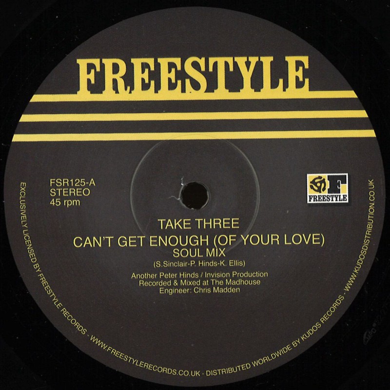 Take Three - Can't Get Enough (Of Your Love)