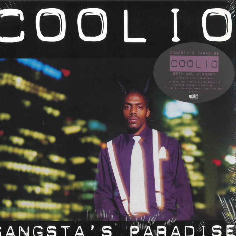 COOLIO - GANGSTAS PARADISE LP 2x12" ( red vinyl )