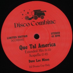 DISCO COMBINE 002 - Que Tal America