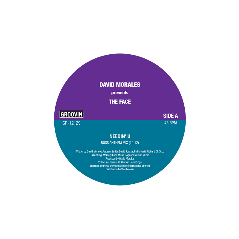 David Morales pres. - The Face Needin' U