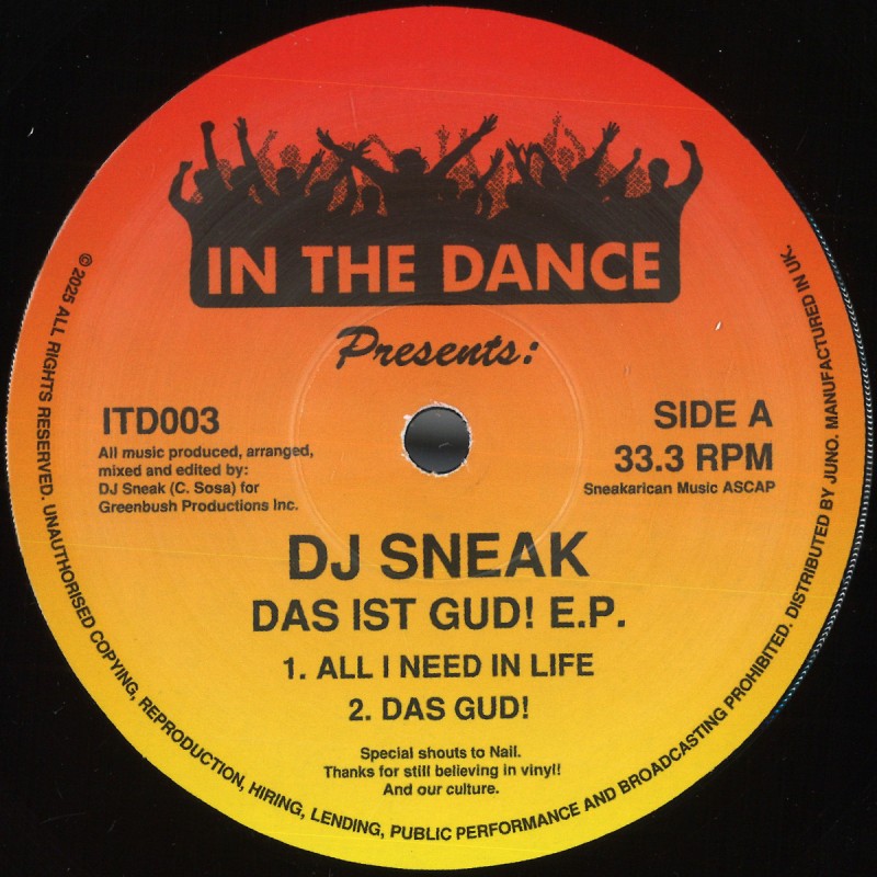 Dj Sneak -  Das Ist Gud! EP