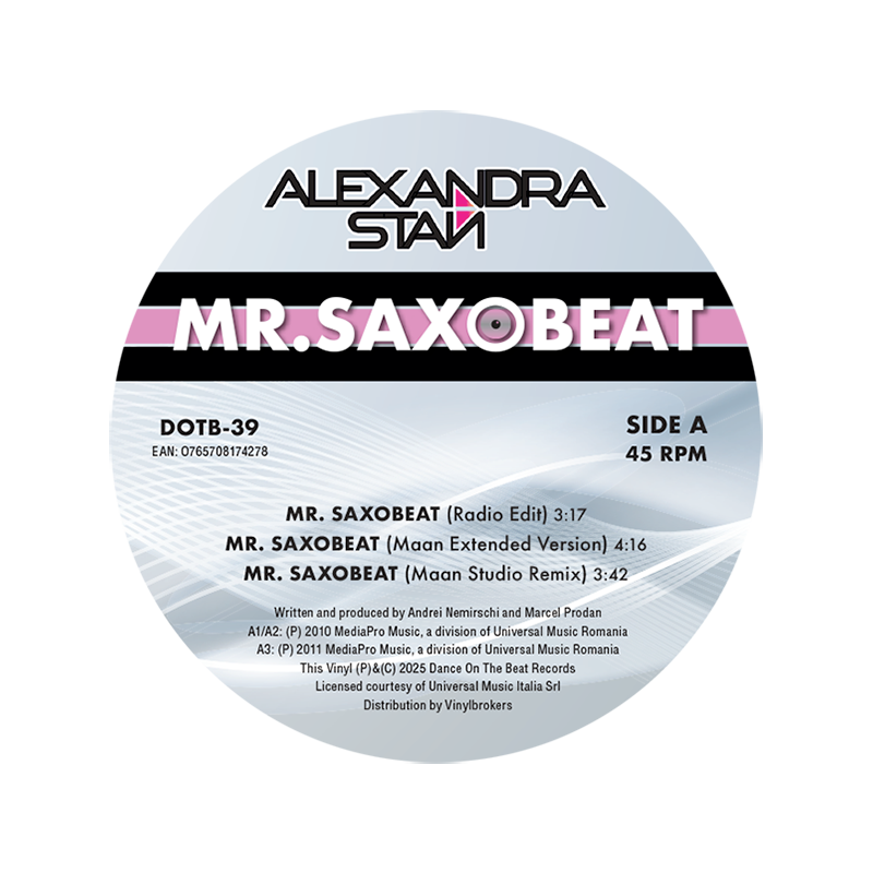 Alexandra Stan - Mr. Saxobeat ( vinyl pink marbred )