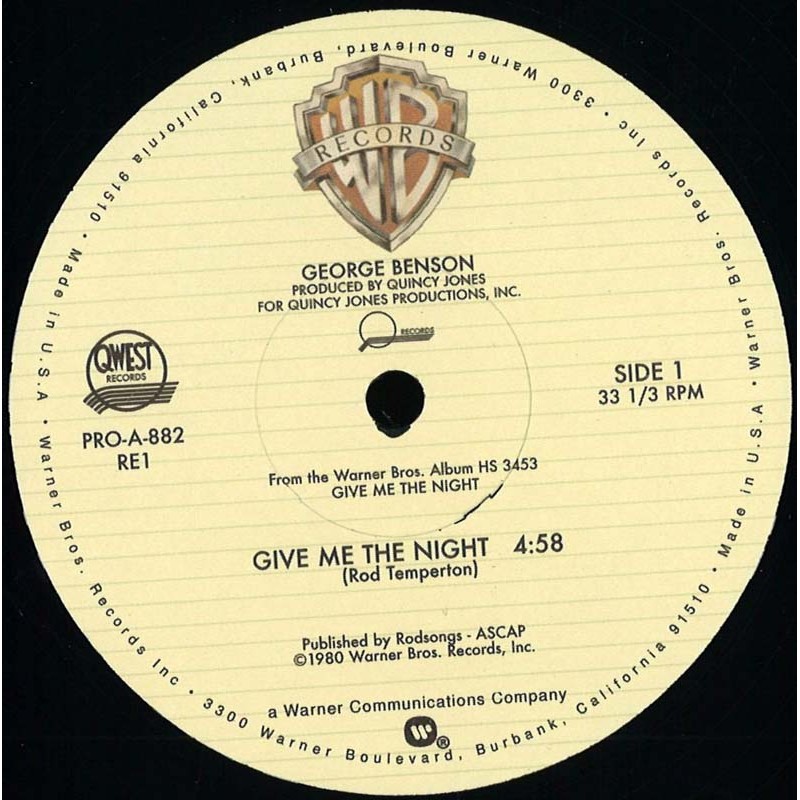 Rufus & Chaka Khan - Ain't Nobody / Georges Benson - Give me the night