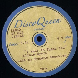 Frankie Knuckles Edits  - Disco Queen 7981
