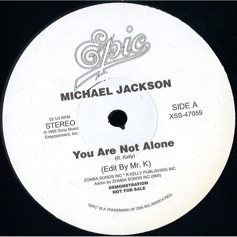 Michael Jackson / Lil Louis - You Are Not Alone / Club Lonley