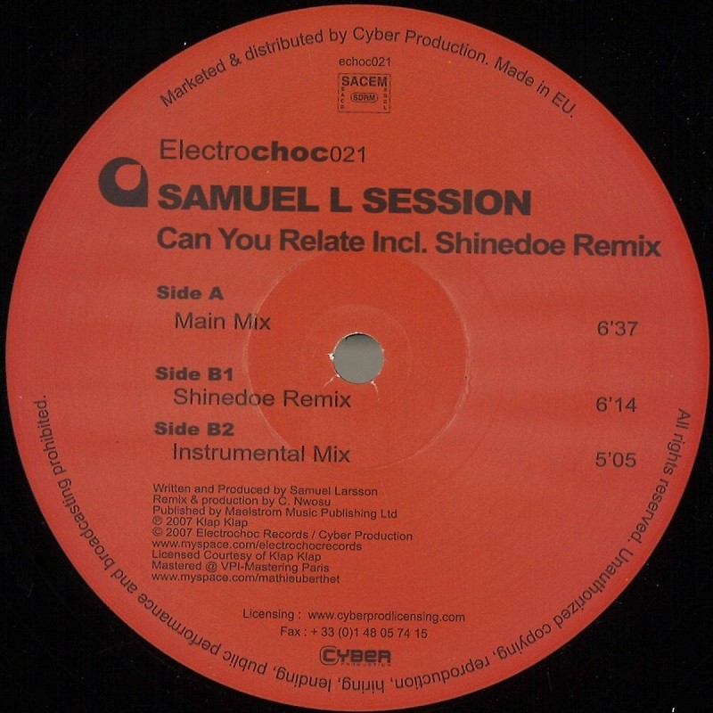 Samuel L Session - Can You Relate