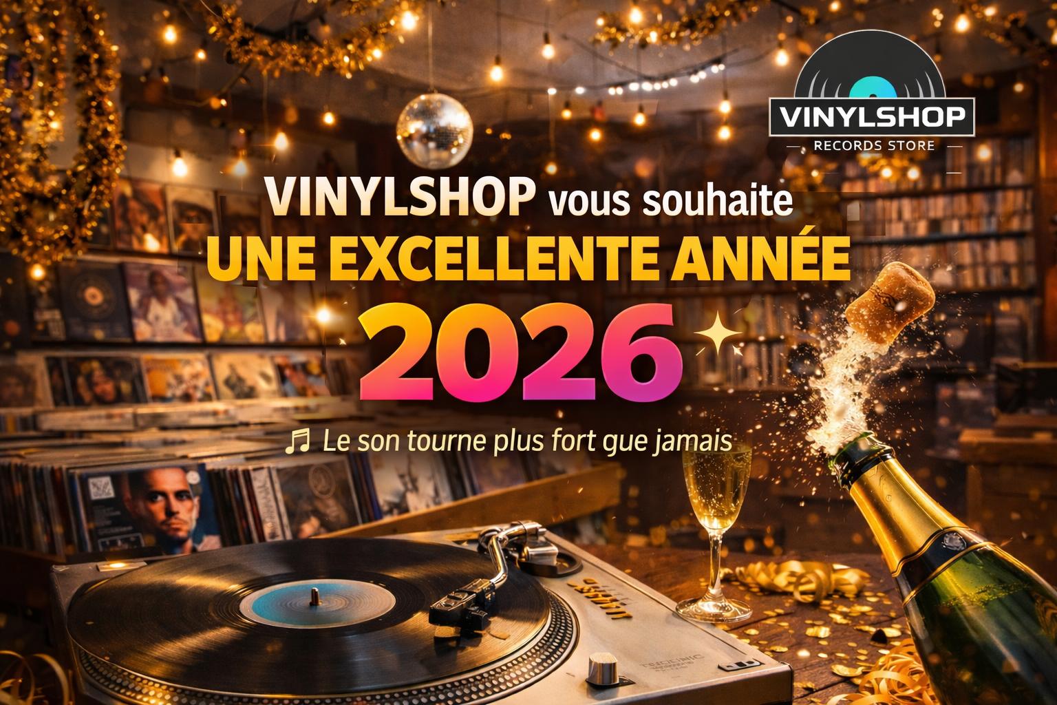 Le traitement des commandes est interrompu sur le site internet vinylshop.store du 1er au 16 avril 2024 !